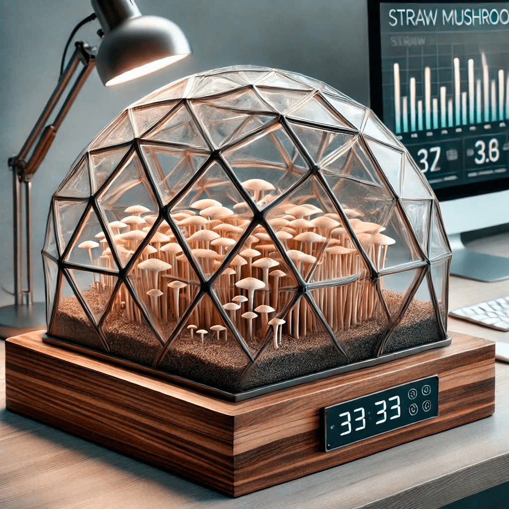 Mushroom Growing in a Box