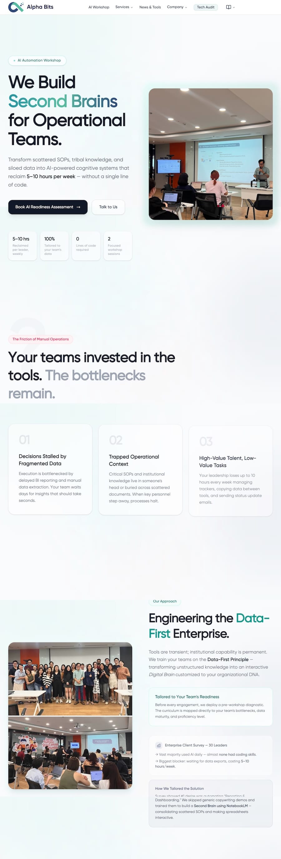 'Alpha Bits Web Stack Update: AI Agents and the Road Ahead'
